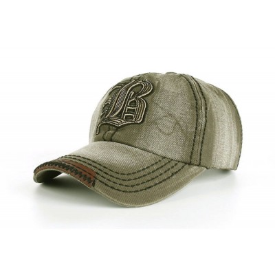 Adjustable Baseball Cap Embroidery Letter B Unstructured Cotton  Hats  eb-60872263